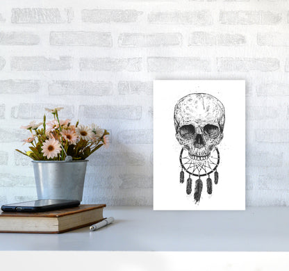 Dream Forever Gothic Art Print by Balaz Solti A4 Black Frame