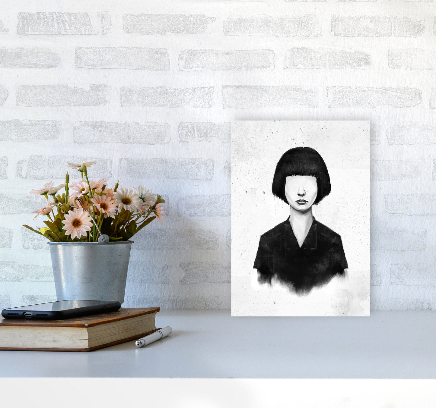 What You See Is What You Get Art Print by Balaz Solti A4 Black Frame