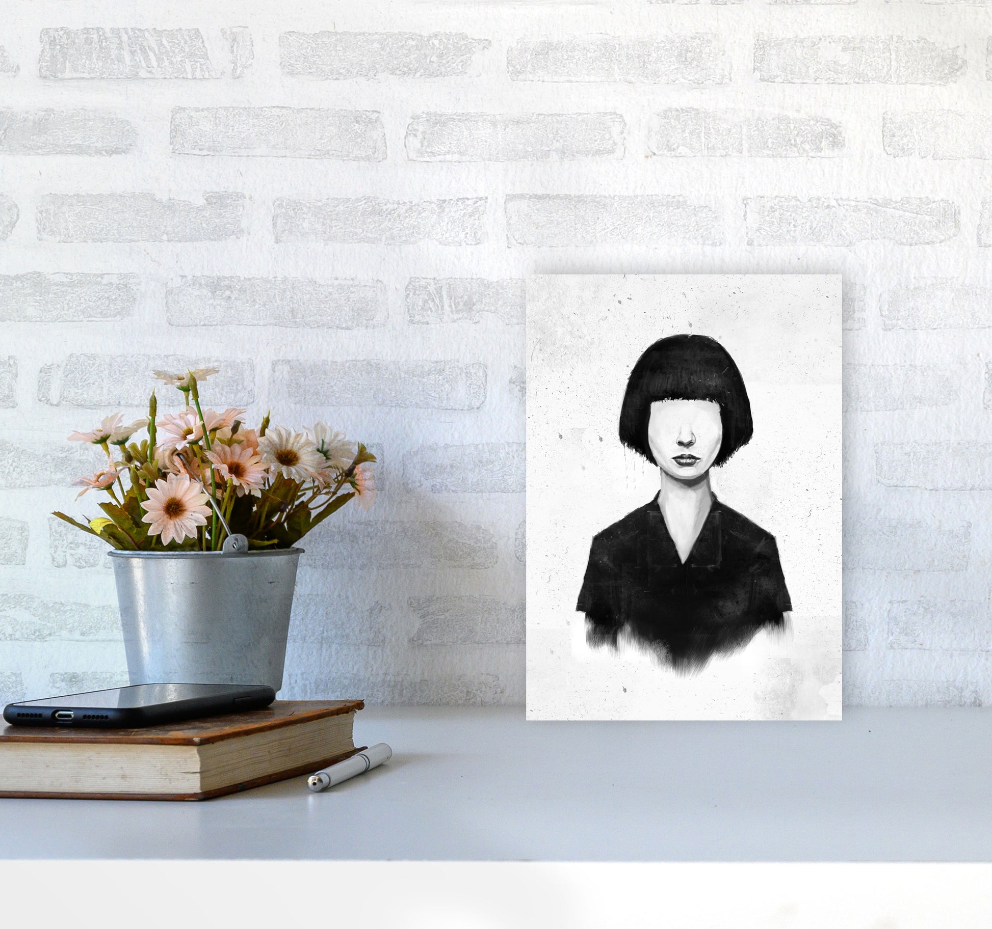 What You See Is What You Get Art Print by Balaz Solti A4 Black Frame