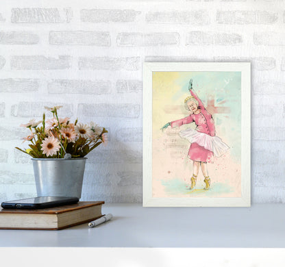 Dancing Queen Art Print by Balaz Solti A4 Oak Frame