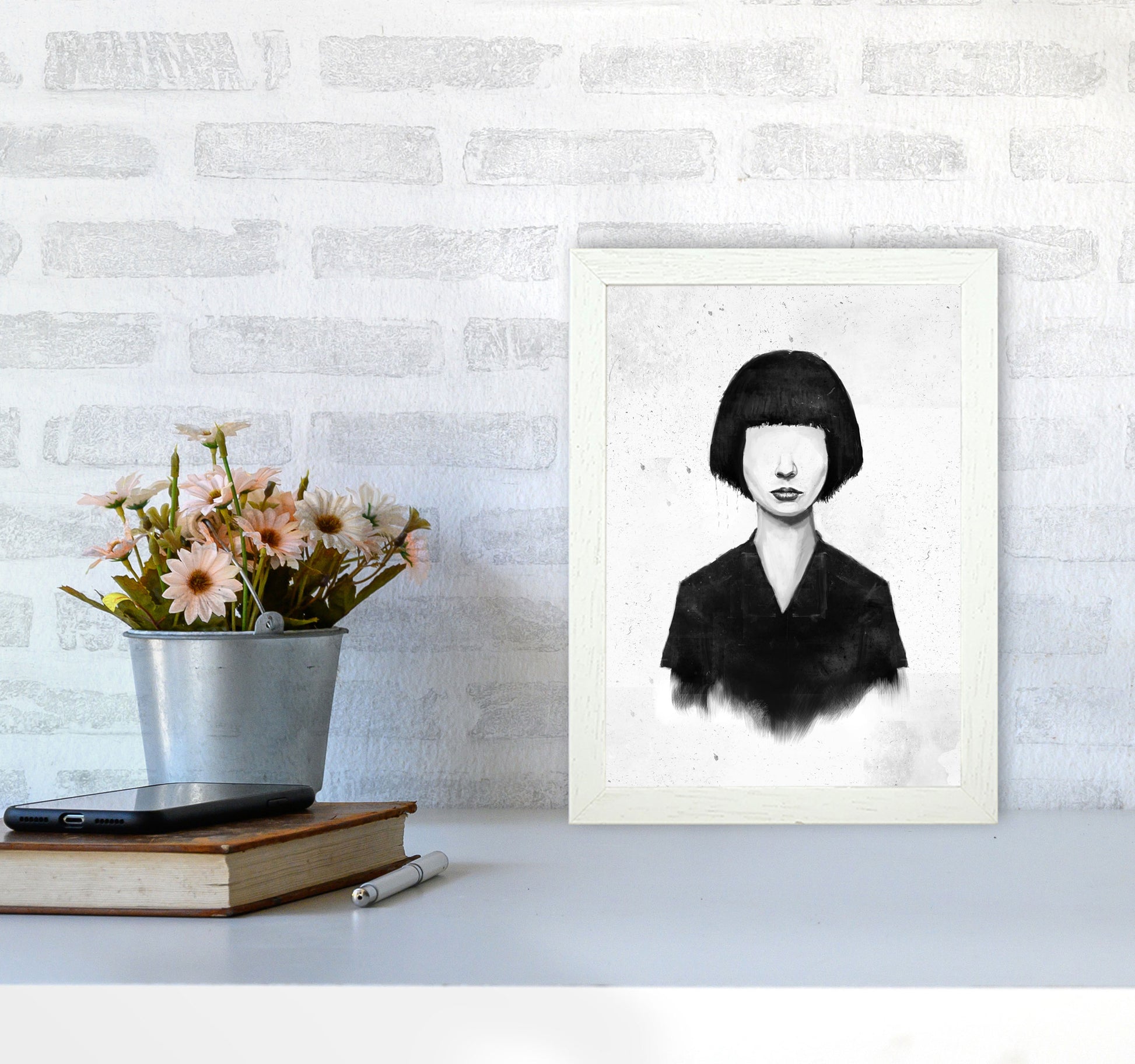 What You See Is What You Get Art Print by Balaz Solti A4 Oak Frame