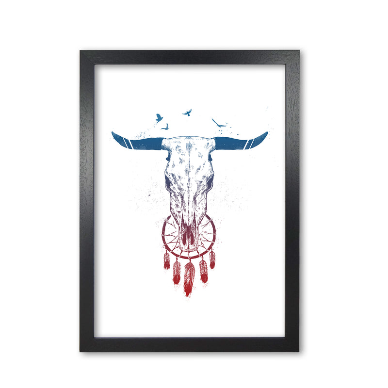 Beautiful Dream Animal Art Print by Balaz Solti Black Grain