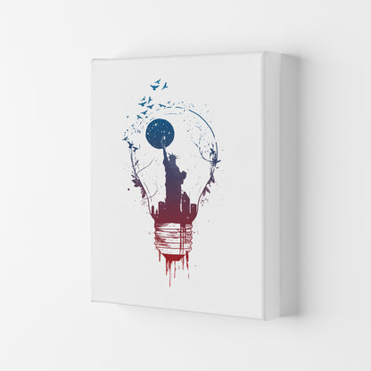Big City Lights Art Print by Balaz Solti Canvas