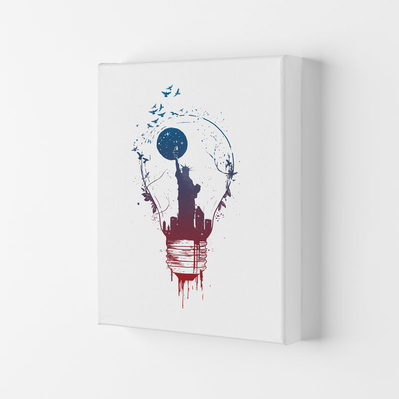 Big City Lights Art Print by Balaz Solti Canvas