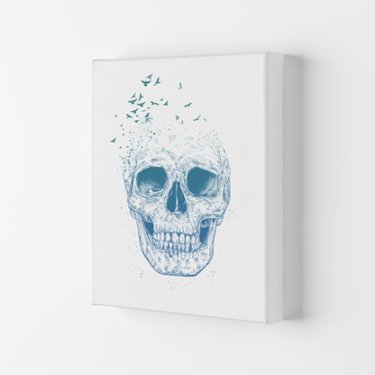 Let Them Fly Skull Gothic Art Print by Balaz Solti Canvas