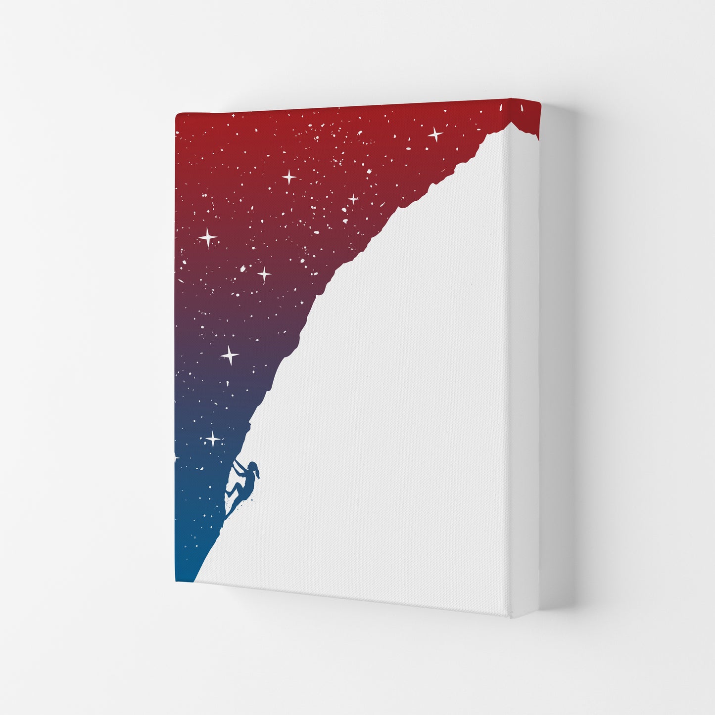 Night Climber Colour Art Print by Balaz Solti Canvas