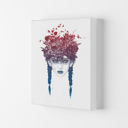 Summer Queen Colour Art Print by Balaz Solti Canvas