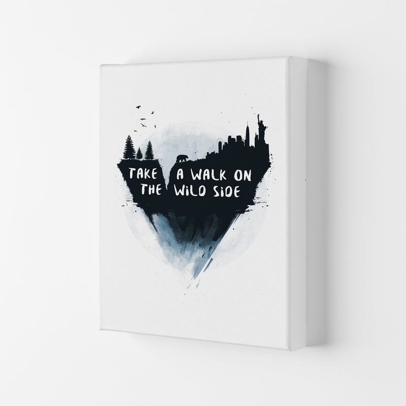 Walk On The Wild Side Art Print by Balaz Solti Canvas