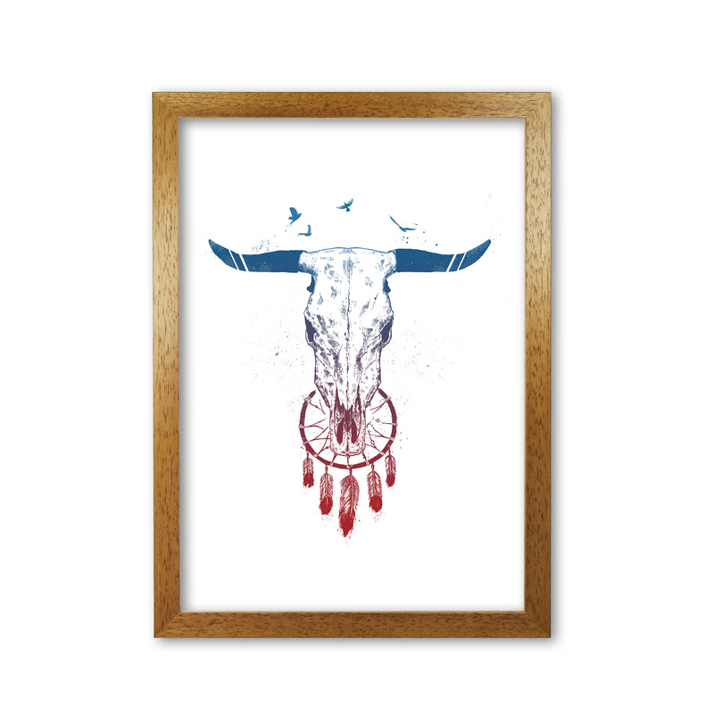 Beautiful Dream Animal Art Print by Balaz Solti Oak Grain