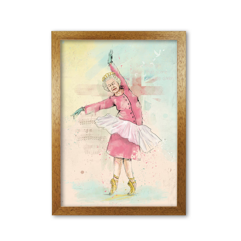 Dancing Queen Art Print by Balaz Solti Oak Grain
