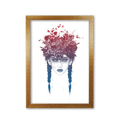Summer Queen Colour Art Print by Balaz Solti Oak Grain