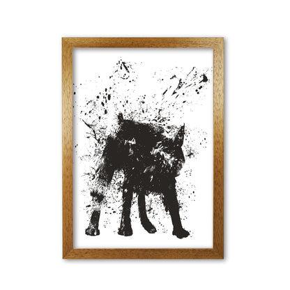 Wet Dog Animal Art Print by Balaz Solti Oak Grain