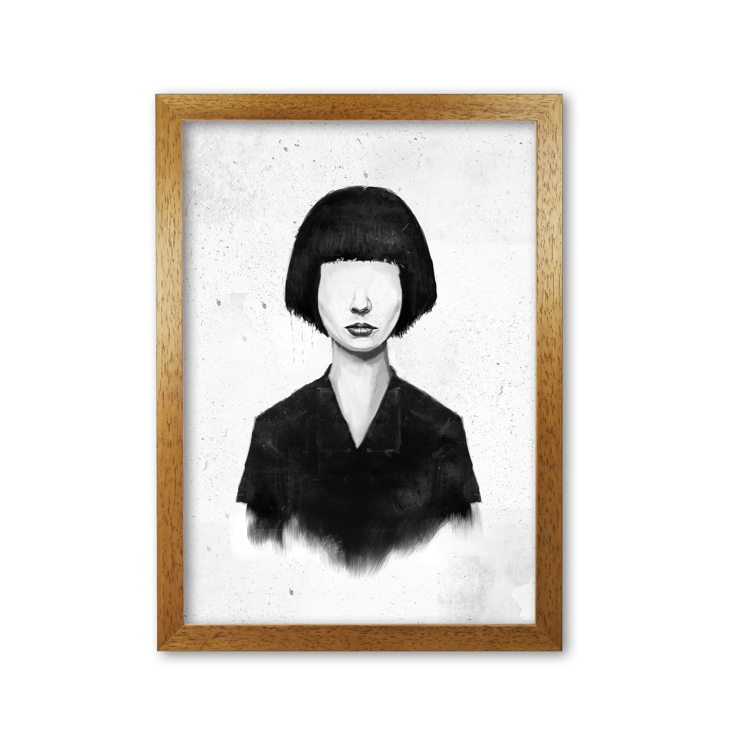 What You See Is What You Get Art Print by Balaz Solti Oak Grain