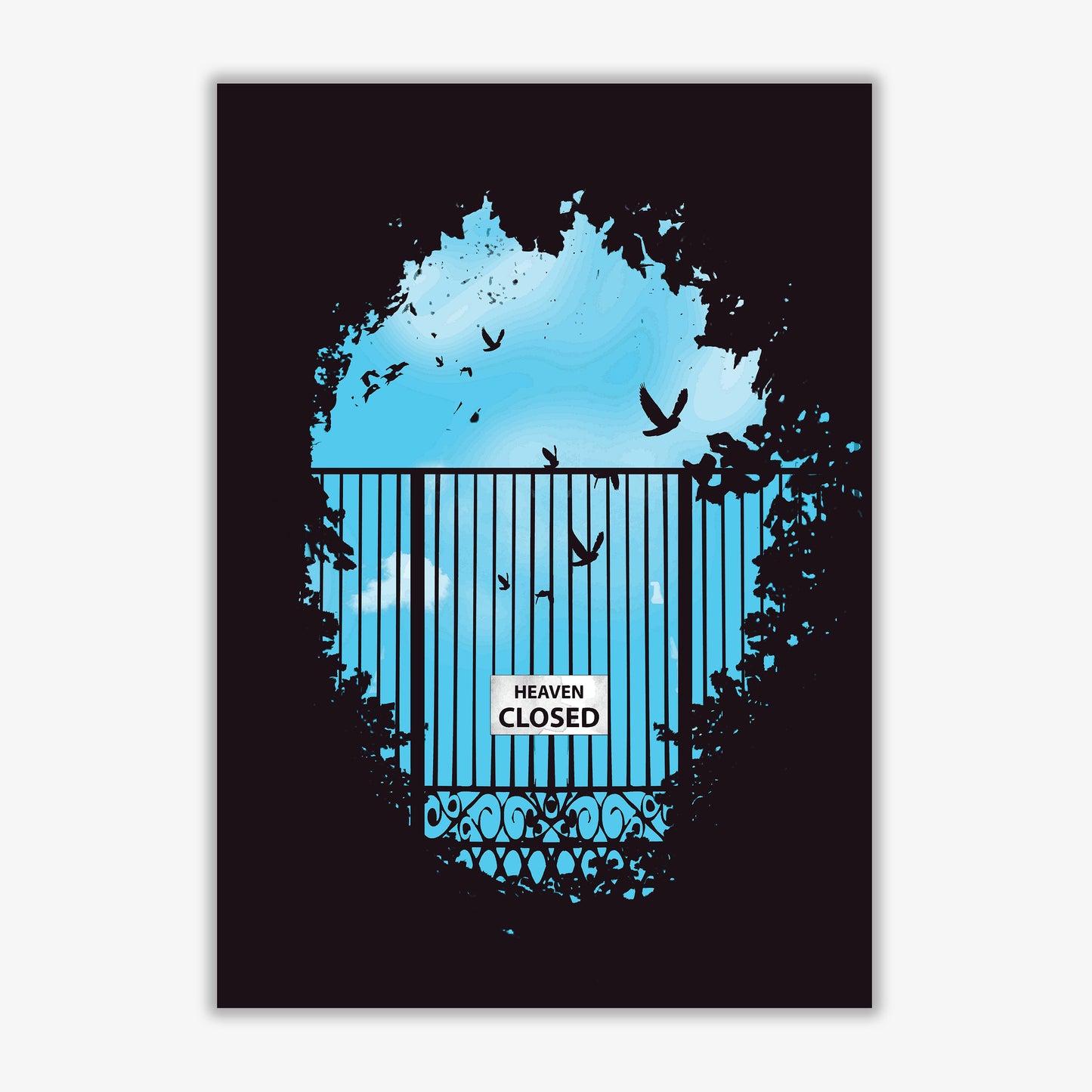 Heavens Door Art Print by Balaz Solti Print Only