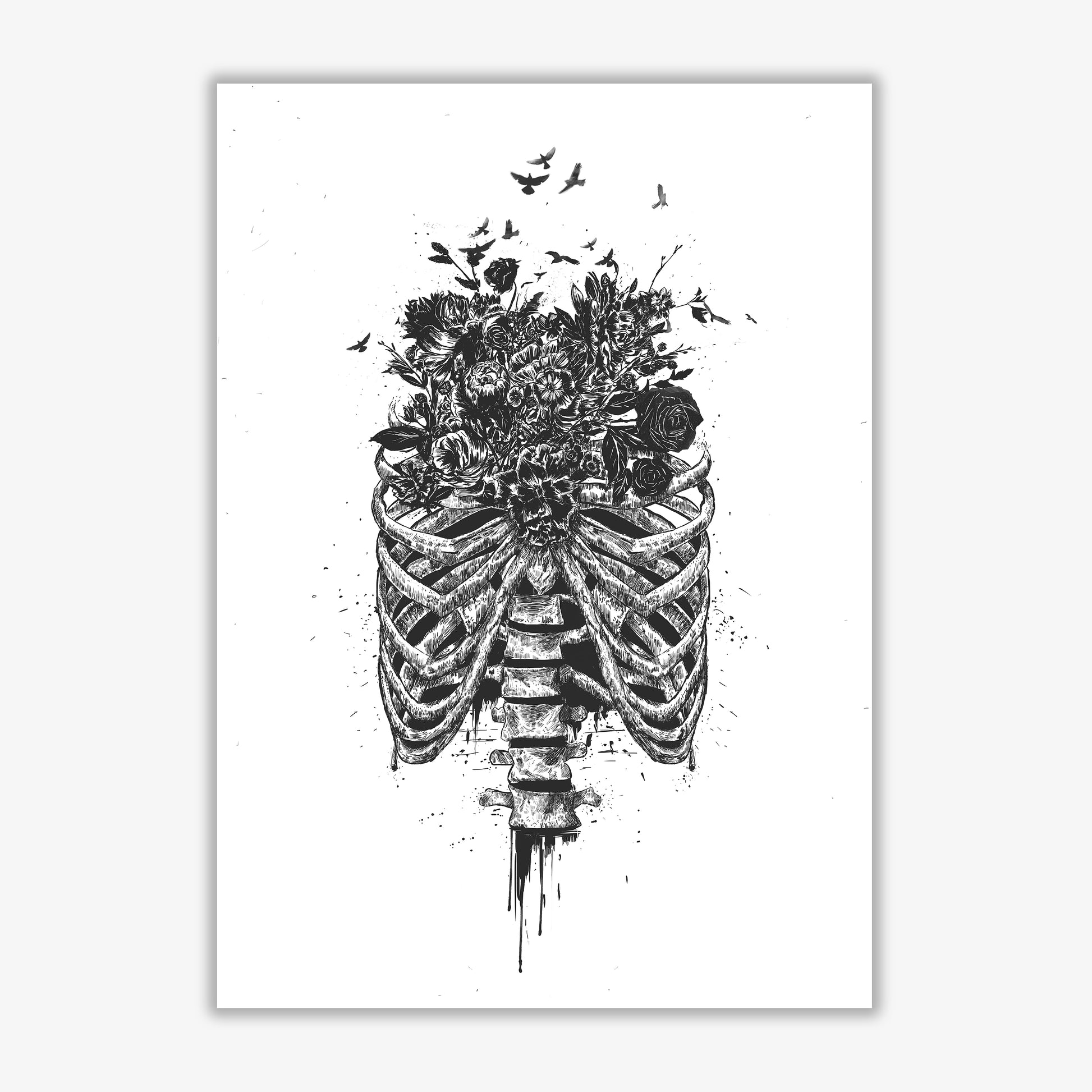 New Life Gothic Art Print by Balaz Solti Print Only