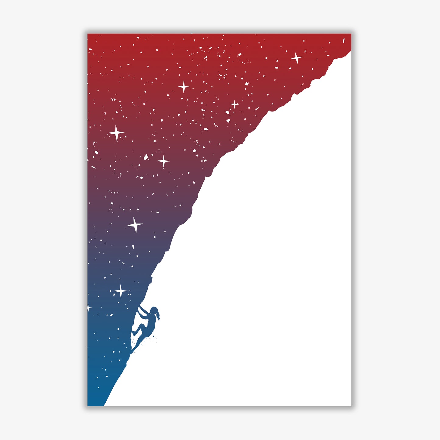 Night Climber Colour Art Print by Balaz Solti Print Only