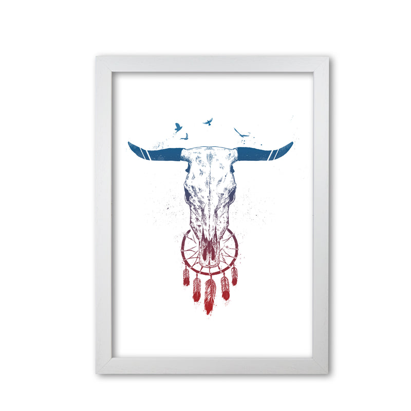 Beautiful Dream Animal Art Print by Balaz Solti White Grain