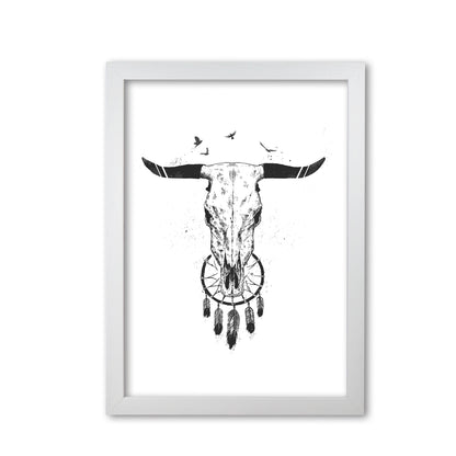 Beautiful Dream B&W Animal Art Print by Balaz Solti White Grain