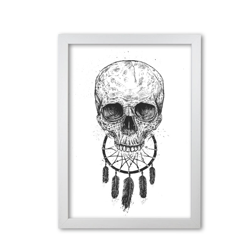 Dream Forever Gothic Art Print by Balaz Solti White Grain