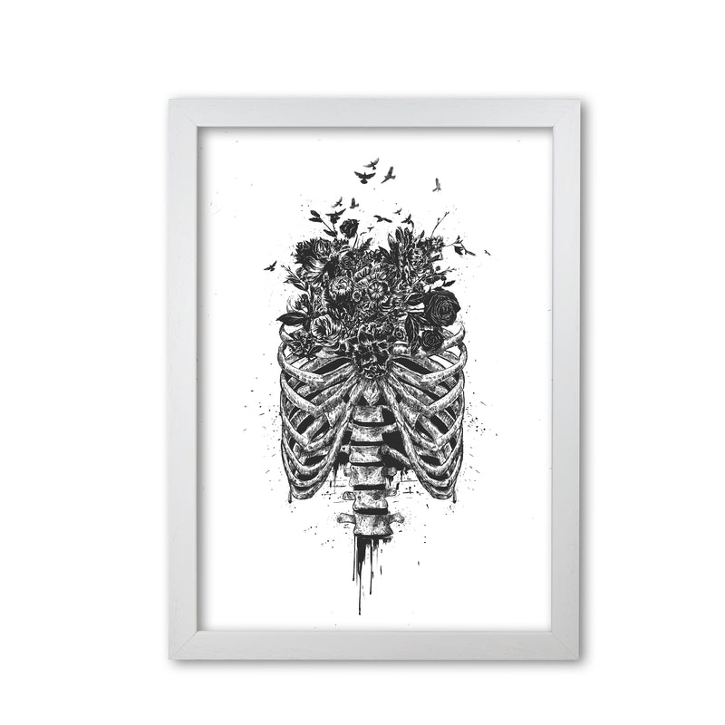 New Life Gothic Art Print by Balaz Solti White Grain