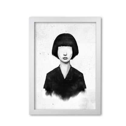 What You See Is What You Get Art Print by Balaz Solti White Grain