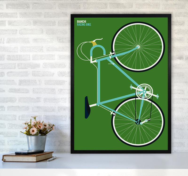 Icons Bianchi Full Art Print by Bo Lundberg A1 White Frame