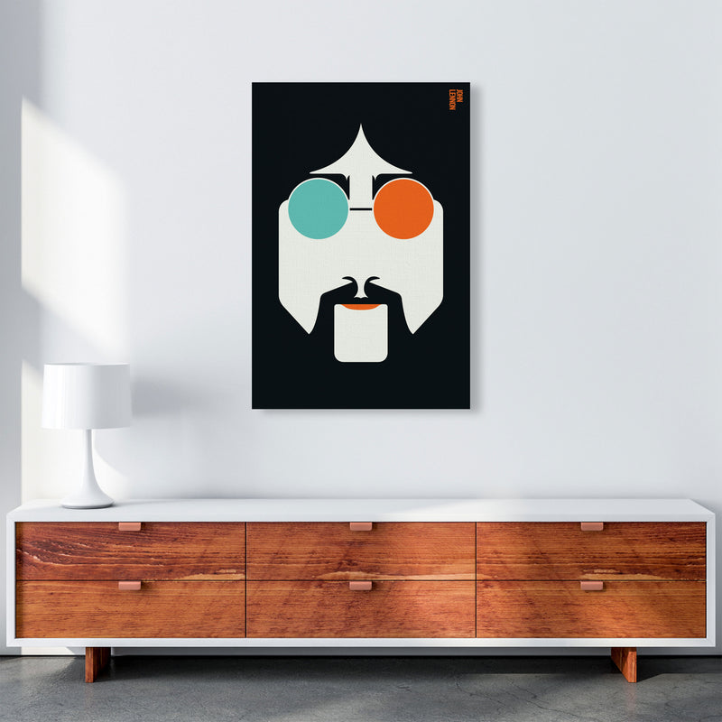Icons John Lennon Art Print by Bo Lundberg A1 Canvas