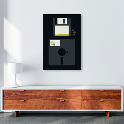 Icons Floppy 2 Art Print by Bo Lundberg A1 Canvas