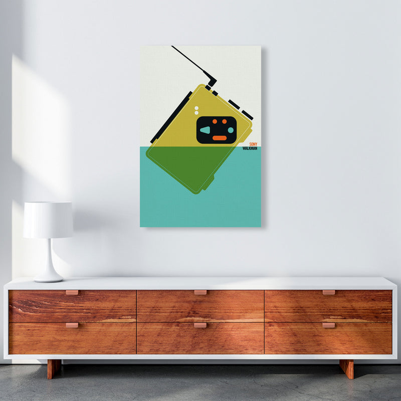 Icons Walkman Art Print by Bo Lundberg A1 Canvas