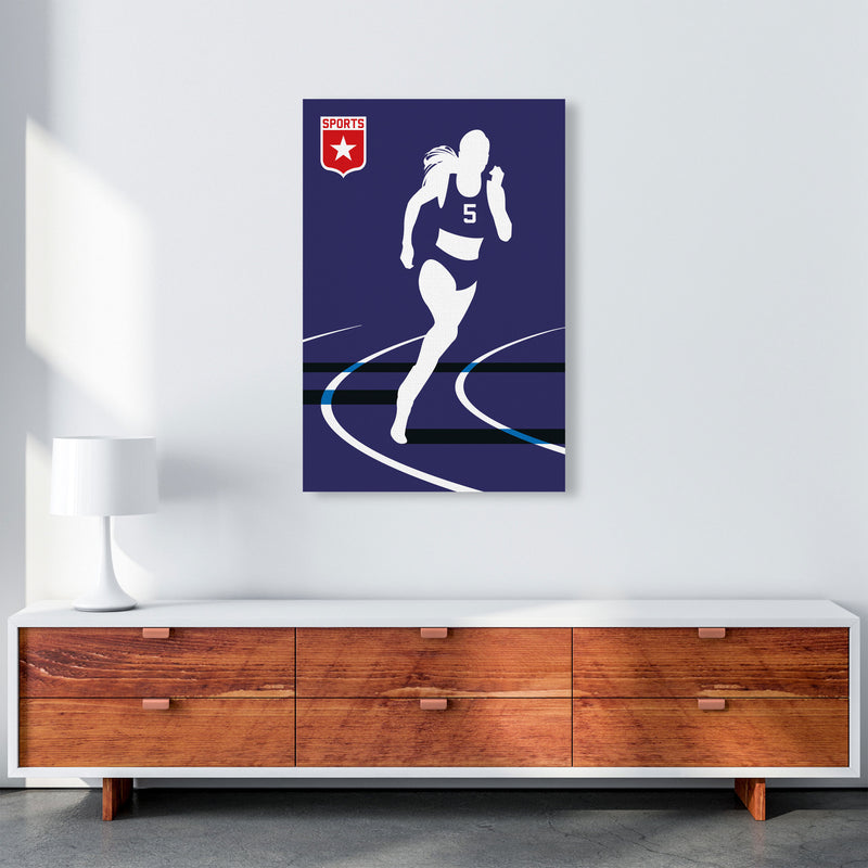 Runner Art Print by Bo Lundberg A1 Canvas