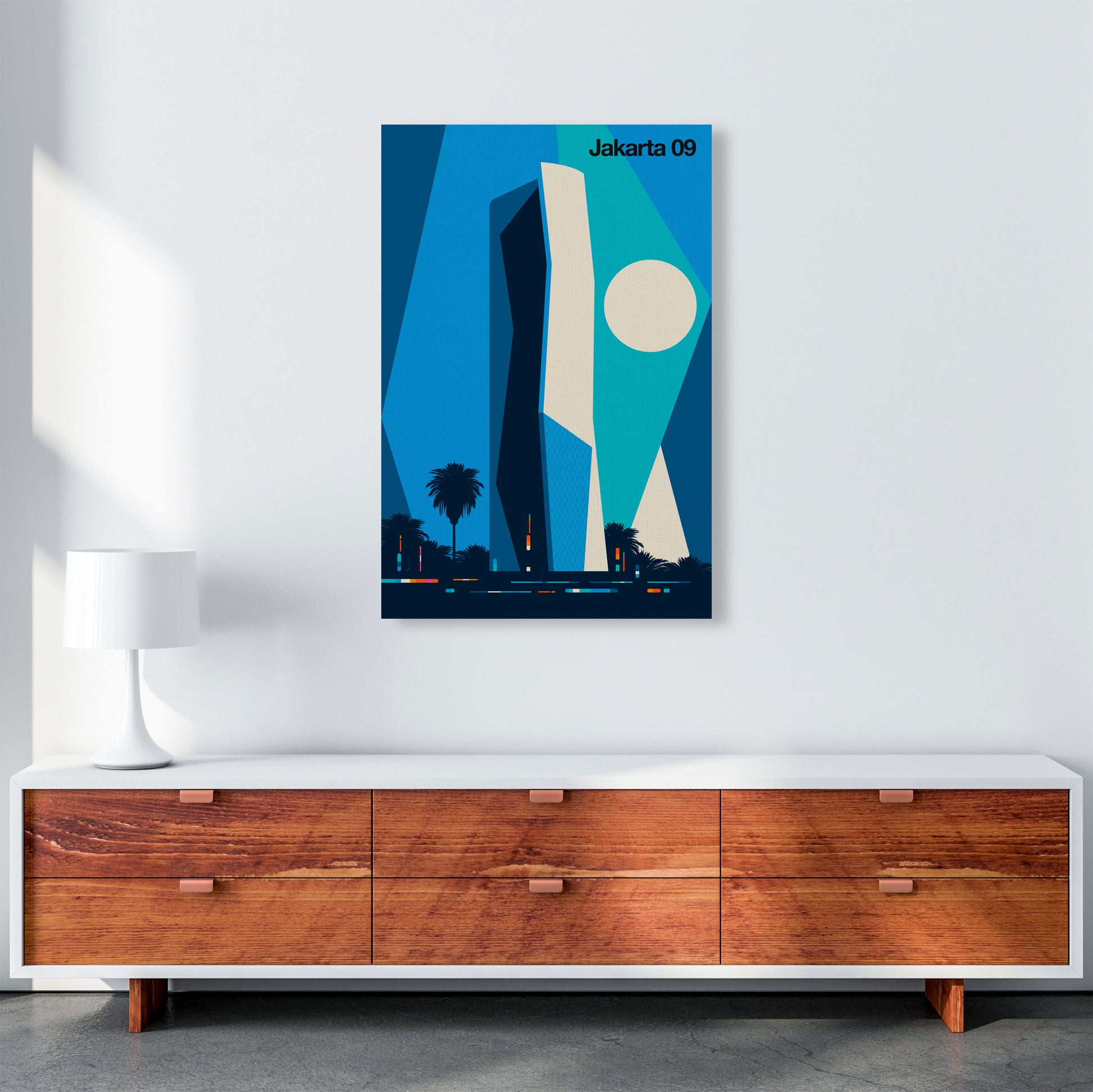 Jakarta 09 Art Print by Bo Lundberg A1 Canvas