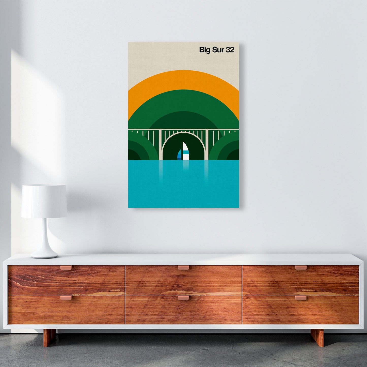 Big Sur 32 Art Print by Bo Lundberg A1 Canvas