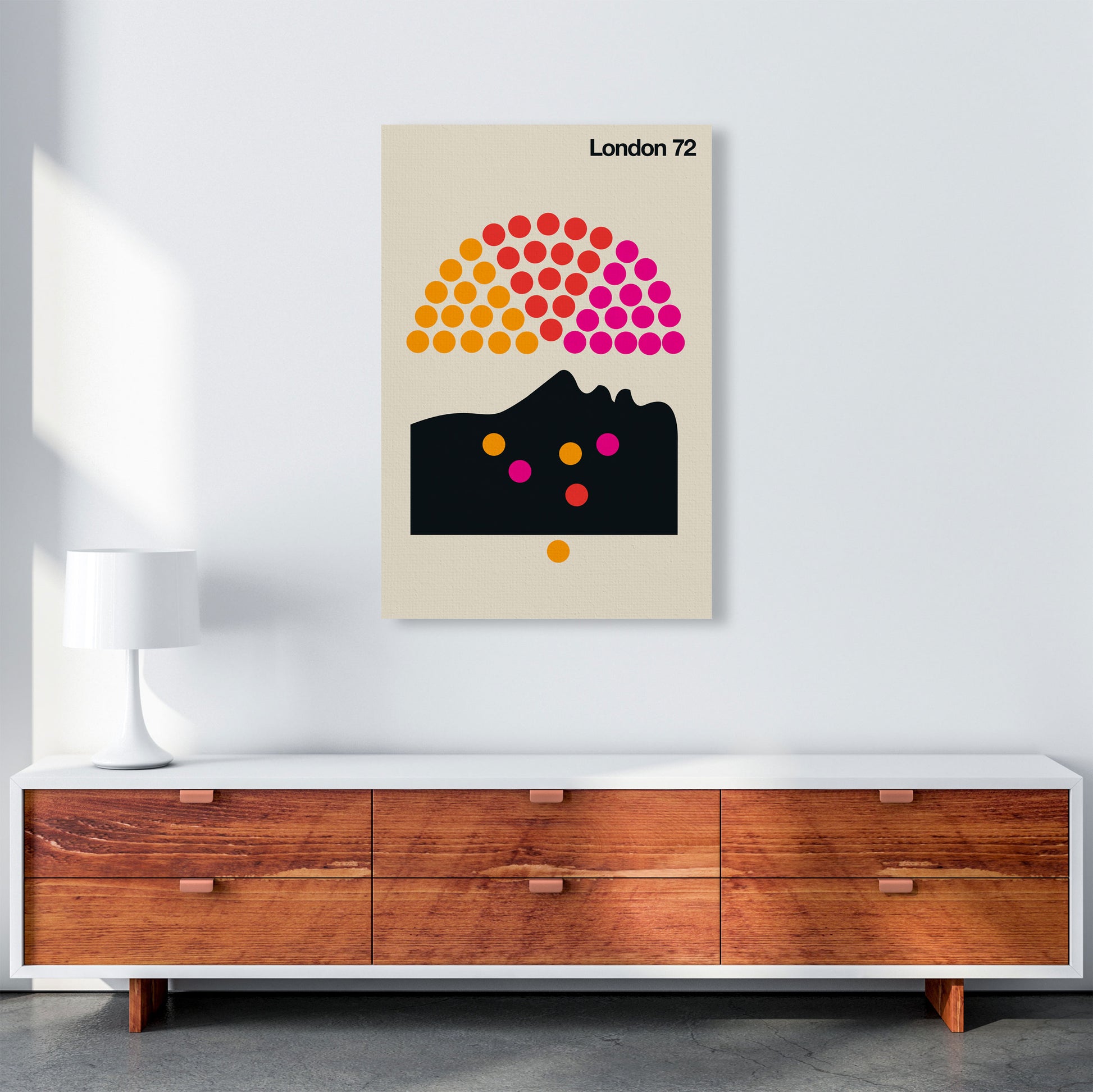 London 72 Art Print by Bo Lundberg A1 Canvas
