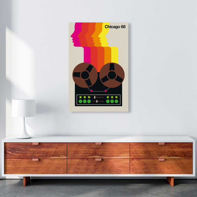 Chicago 68 Art Print by Bo Lundberg A1 Canvas