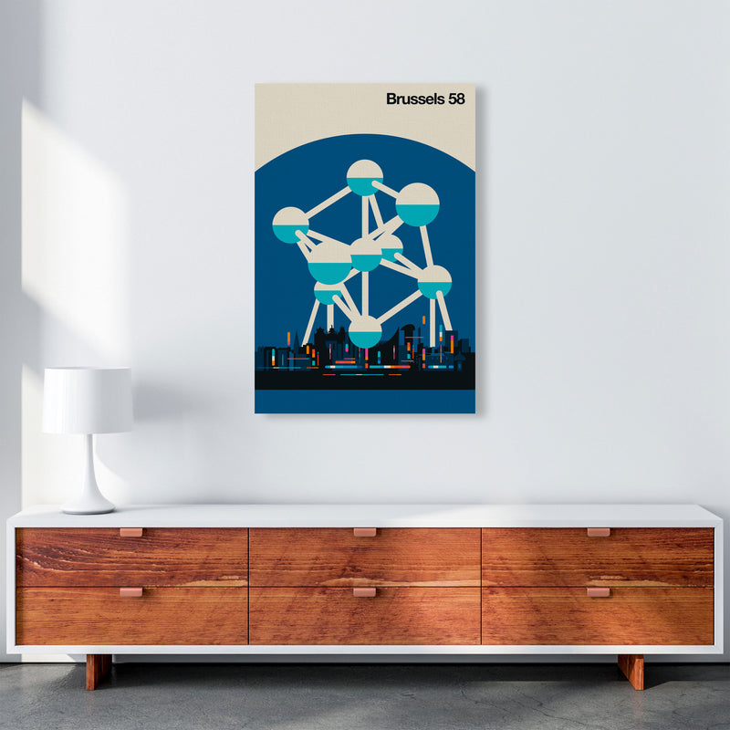 Brussels 58 Art Print by Bo Lundberg A1 Canvas