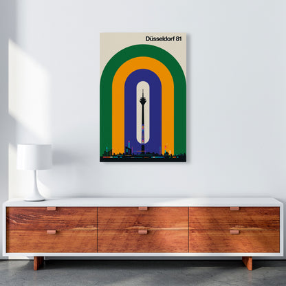 Düsseldorf 81 Art Print by Bo Lundberg A1 Canvas