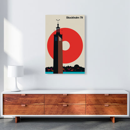 Stockholm 79 Art Print by Bo Lundberg A1 Canvas