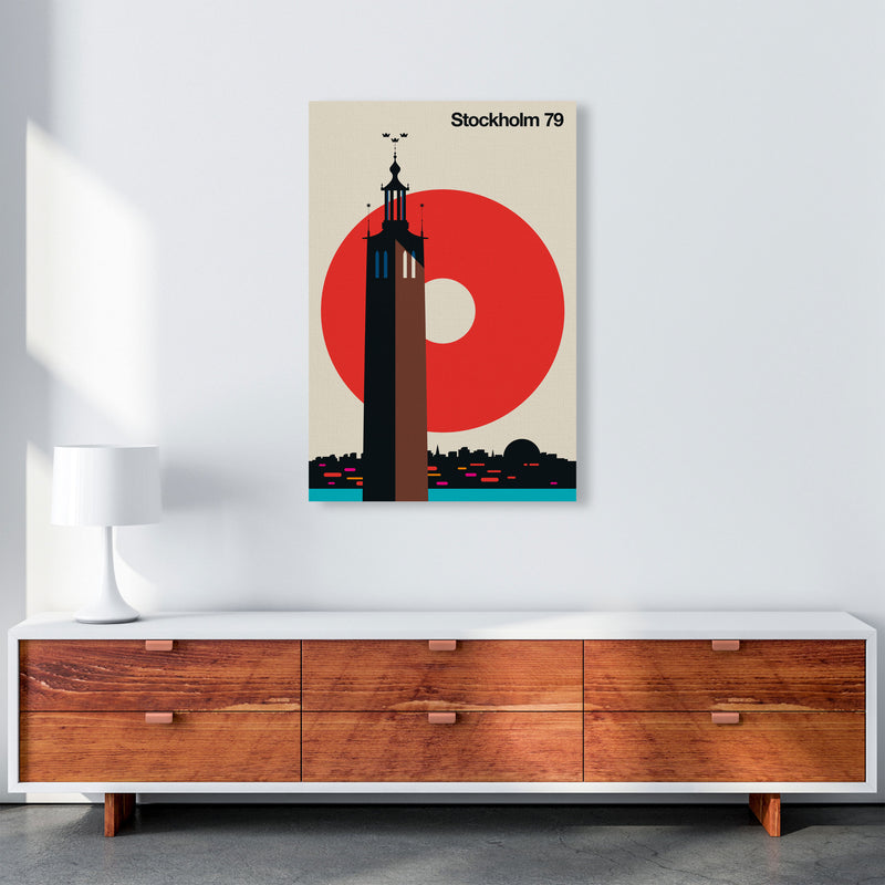 Stockholm 79 Art Print by Bo Lundberg A1 Canvas
