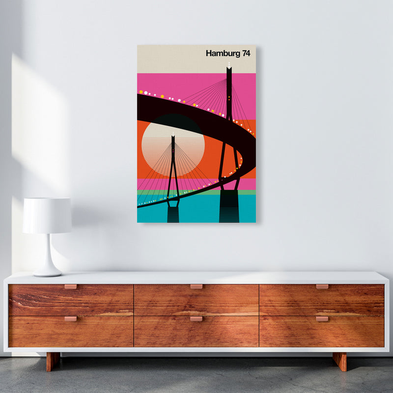 Hamburg 74 Art Print by Bo Lundberg A1 Canvas