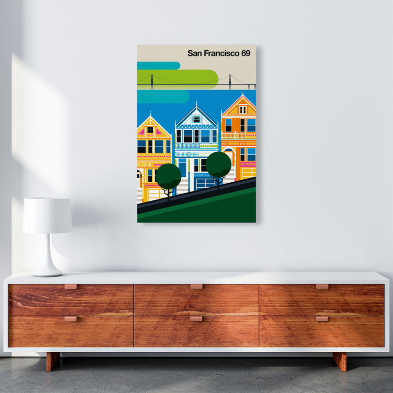San Francisco 69 Art Print by Bo Lundberg A1 Canvas
