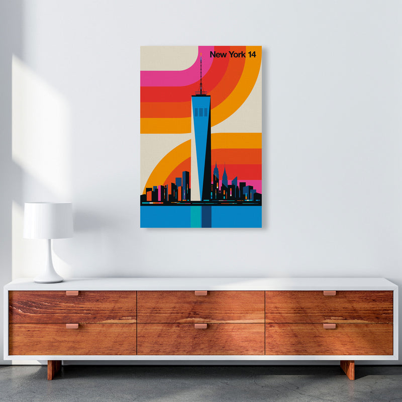 New York 14 Art Print by Bo Lundberg A1 Canvas