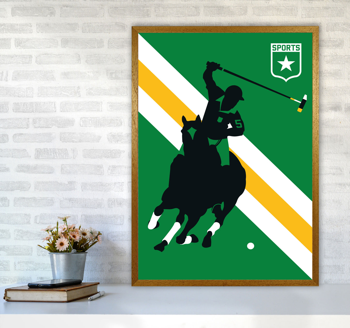 Polo Art Print by Bo Lundberg A1 Print Only