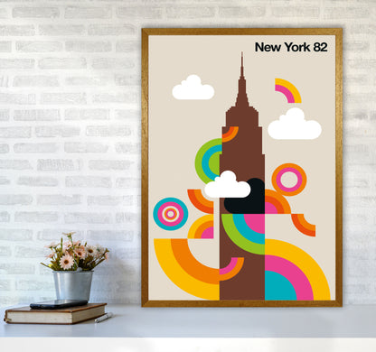New York 82 Art Print by Bo Lundberg A1 Print Only