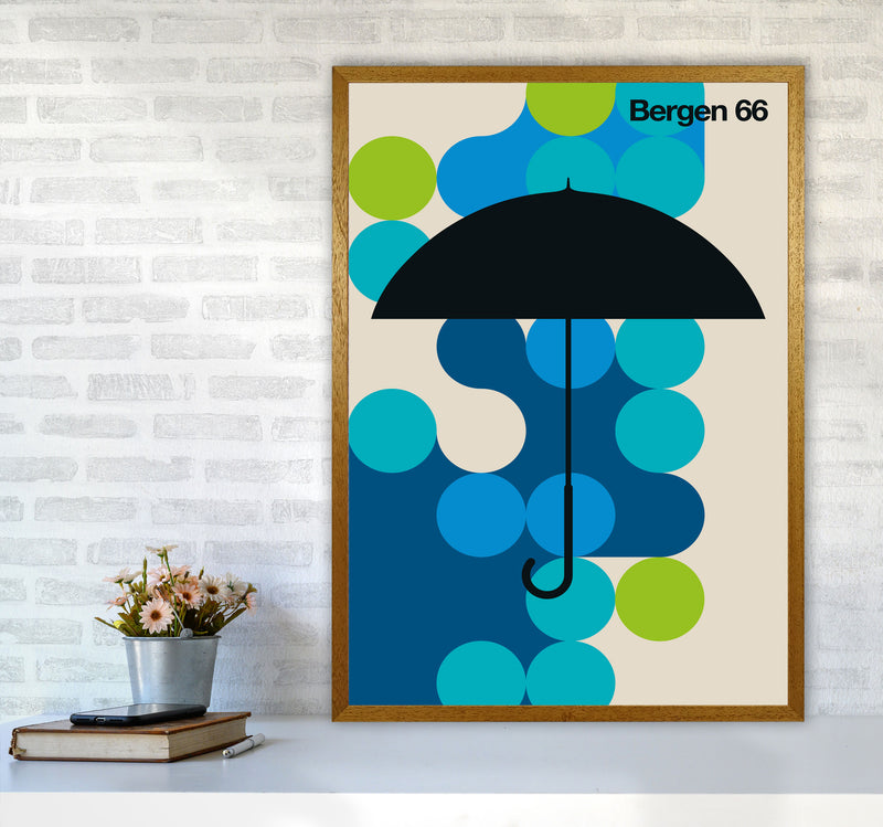 Bergen 66 Art Print by Bo Lundberg A1 Print Only
