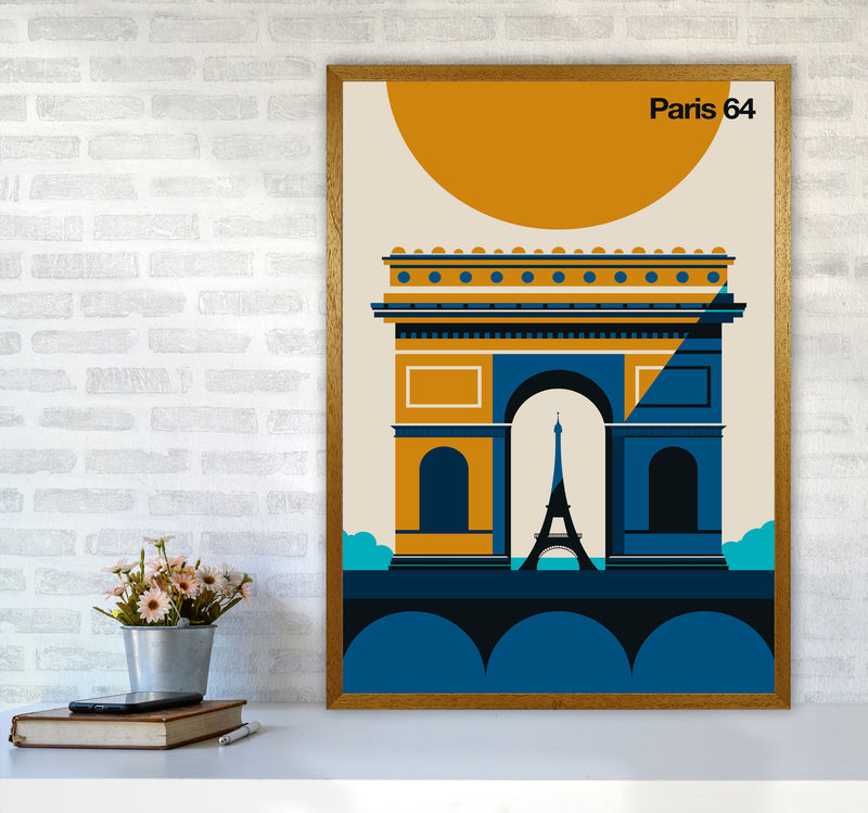 Paris 64 Art Print by Bo Lundberg A1 Print Only