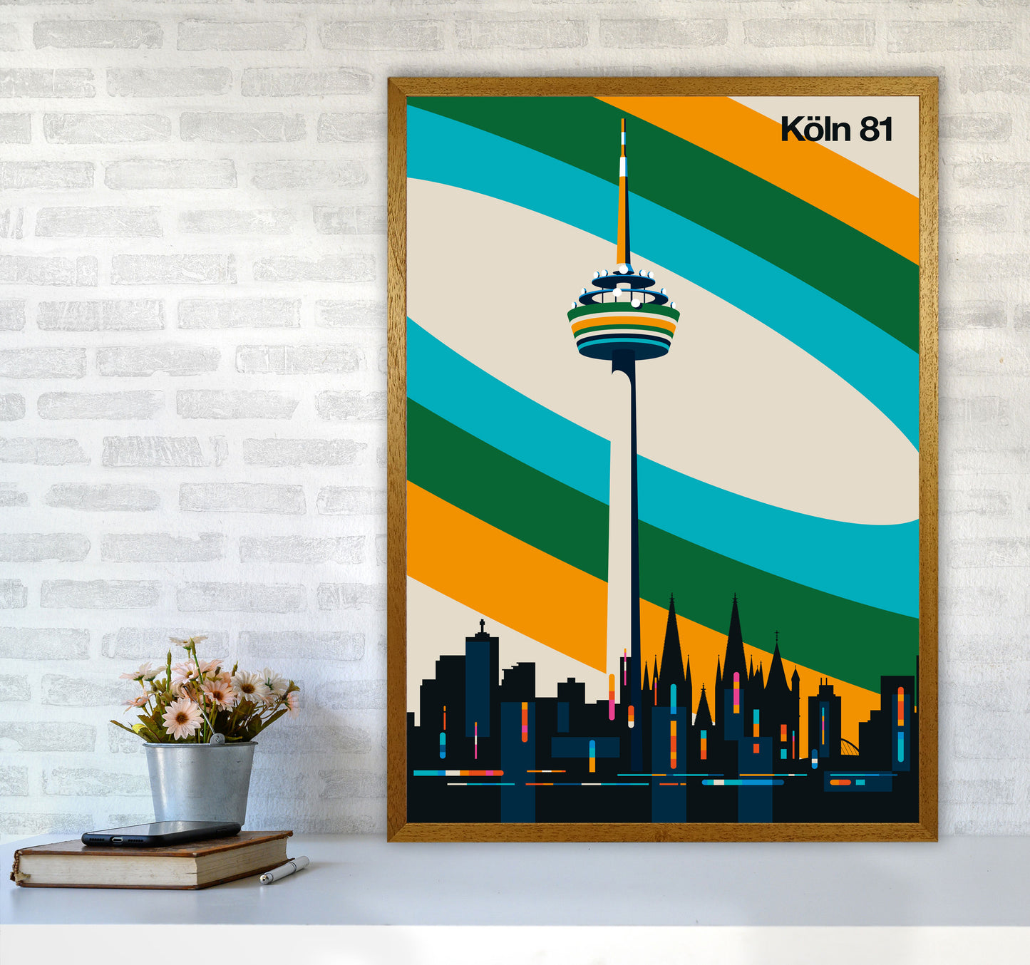 Köln 81 Art Print by Bo Lundberg A1 Print Only