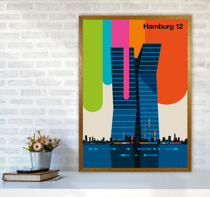 Hamburg 12 Art Print by Bo Lundberg A1 Print Only