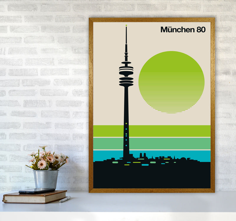 München 80 Art Print by Bo Lundberg A1 Print Only