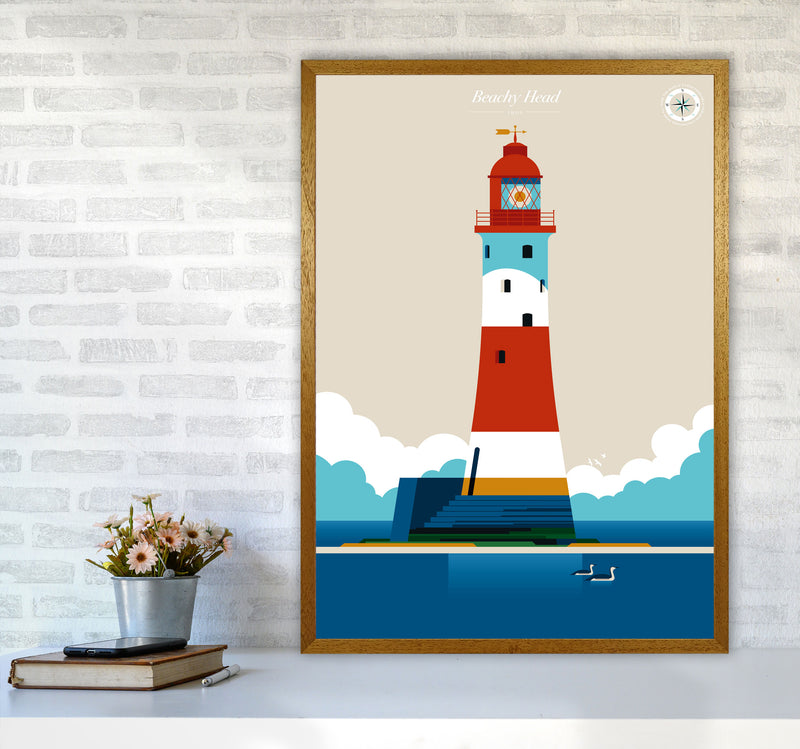 Beachy Head Art Print by Bo Lundberg A1 Print Only