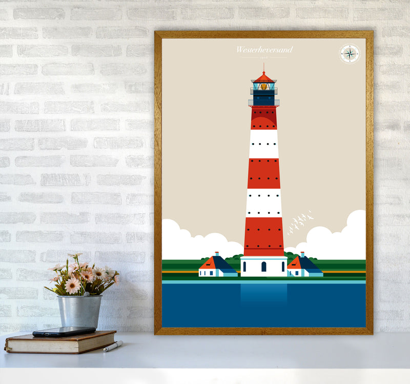 Westerheversand Art Print by Bo Lundberg A1 Print Only